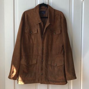 Brooks Brothers Suede Field Jacket